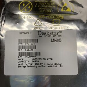 Hitachi Deskstar 164GB 7200RPM 0A31635